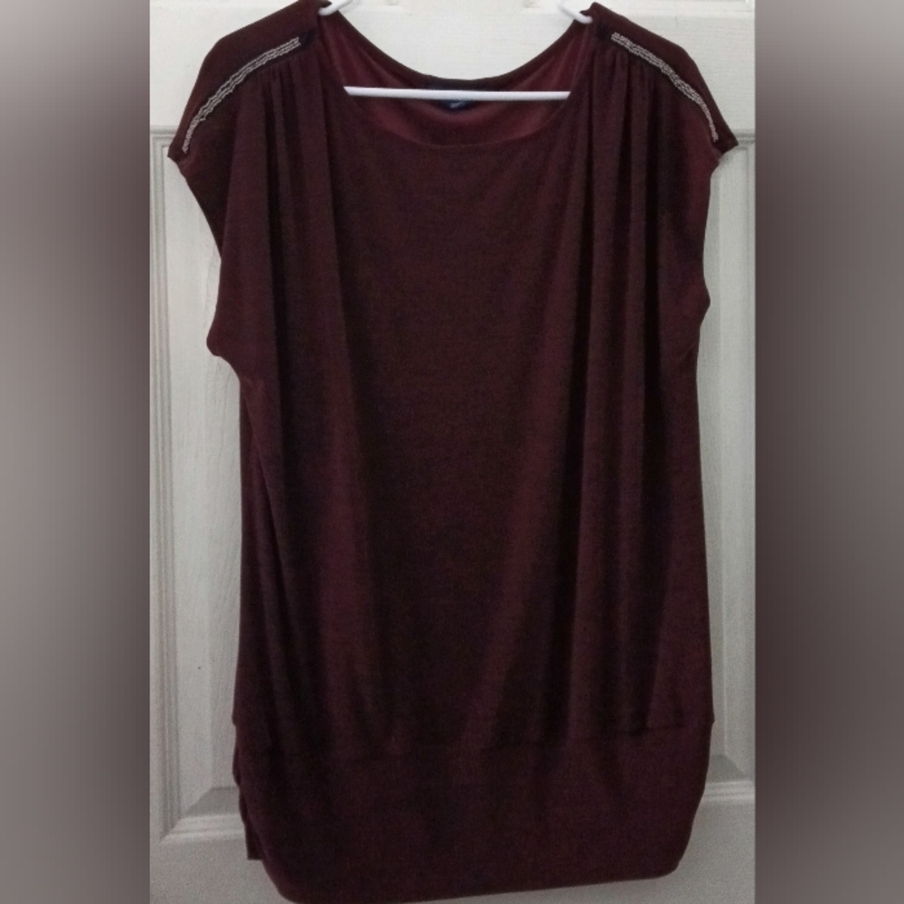 Apt. 9 Brown Sleeveless Relaxed Blouse
